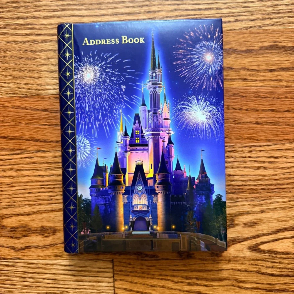 Disney World Cinderella Castle Address Book and Disney Villains Spiral Notebook